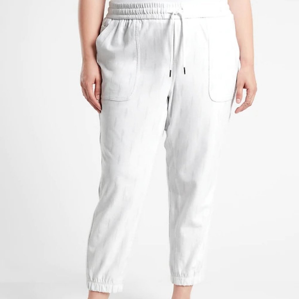 Athleta Farallon Printed Jogger size 26 Spliced Magic Veil Grey